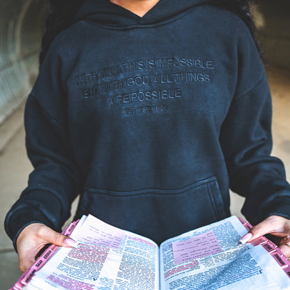 Matthew 19:26 Hoodie